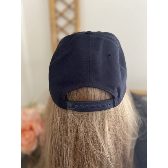 US Navy Cap Retired Snap Back Baseball Blue Embroidered OS Naval Aviation Wings - Picture 9 of 16